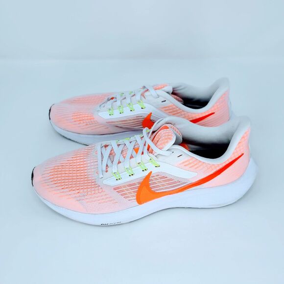 Nike Air Zoom Pegasus 39 White Bright Crimson Running Shoes Men’s 8 - Picture 5 of 12